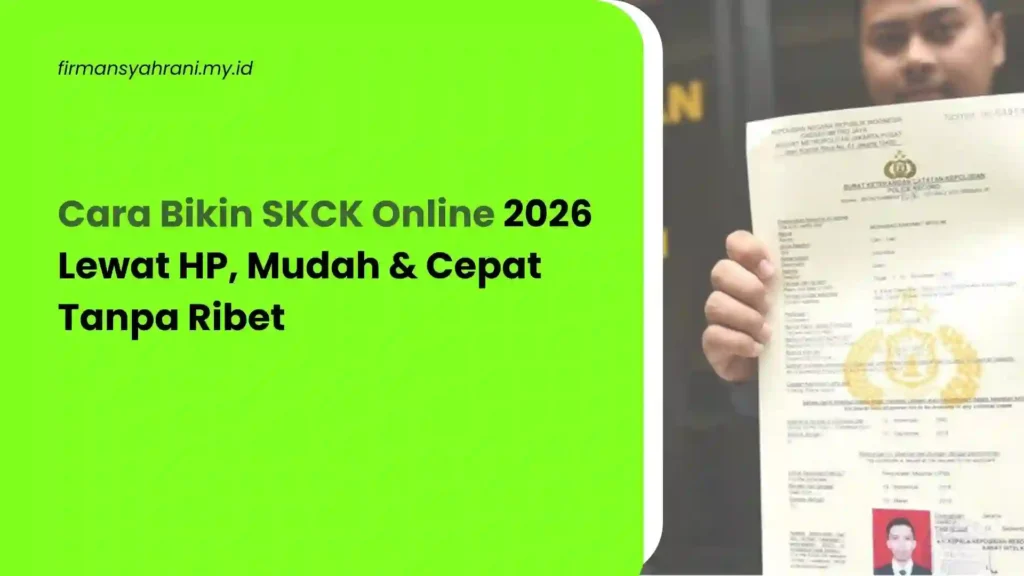Cara Bikin SKCK Online