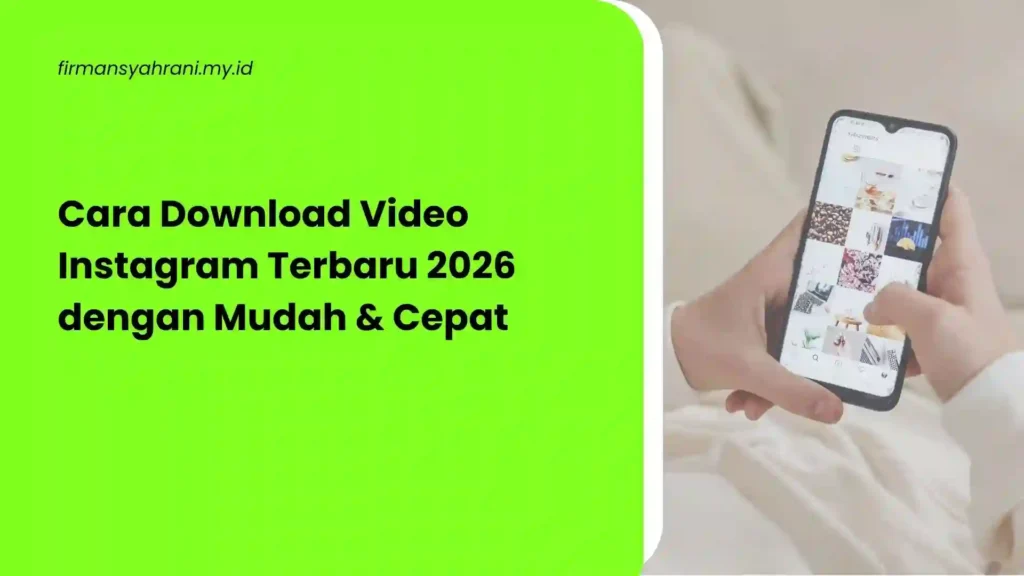 Cara Download Video Instagram